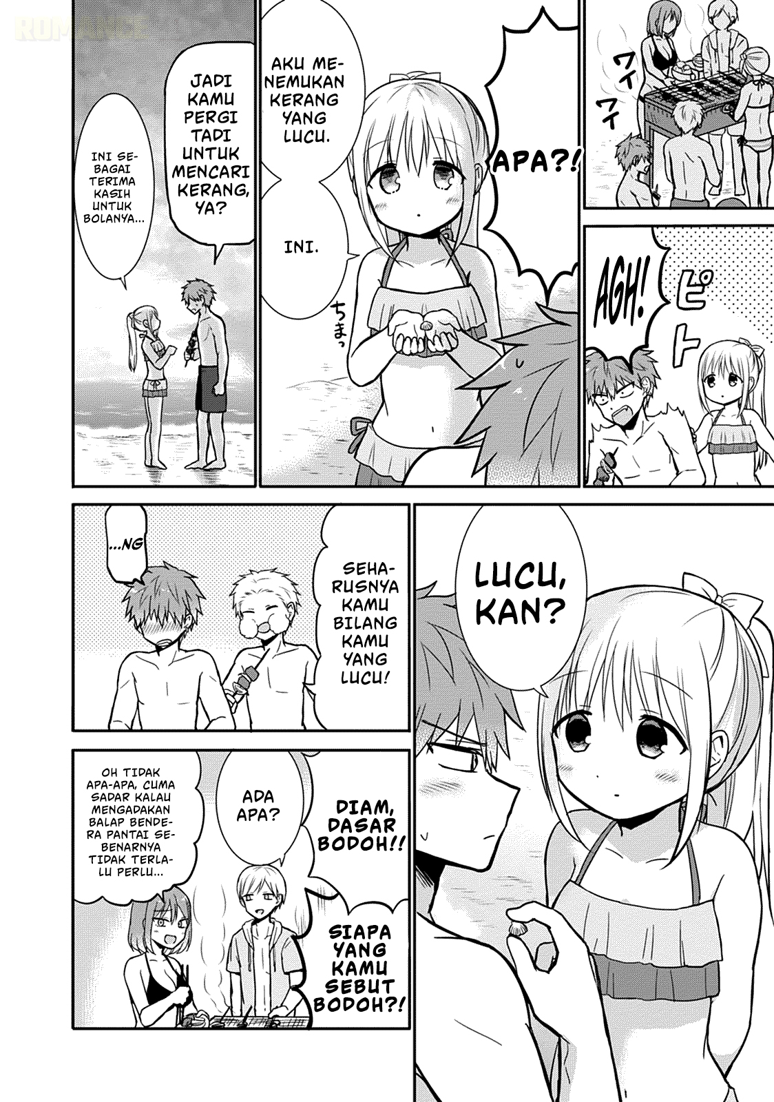 Kao ni denai Kashiwada-san to Kao ni deru Ota-kun Chapter 34 Bahasa Indonesia