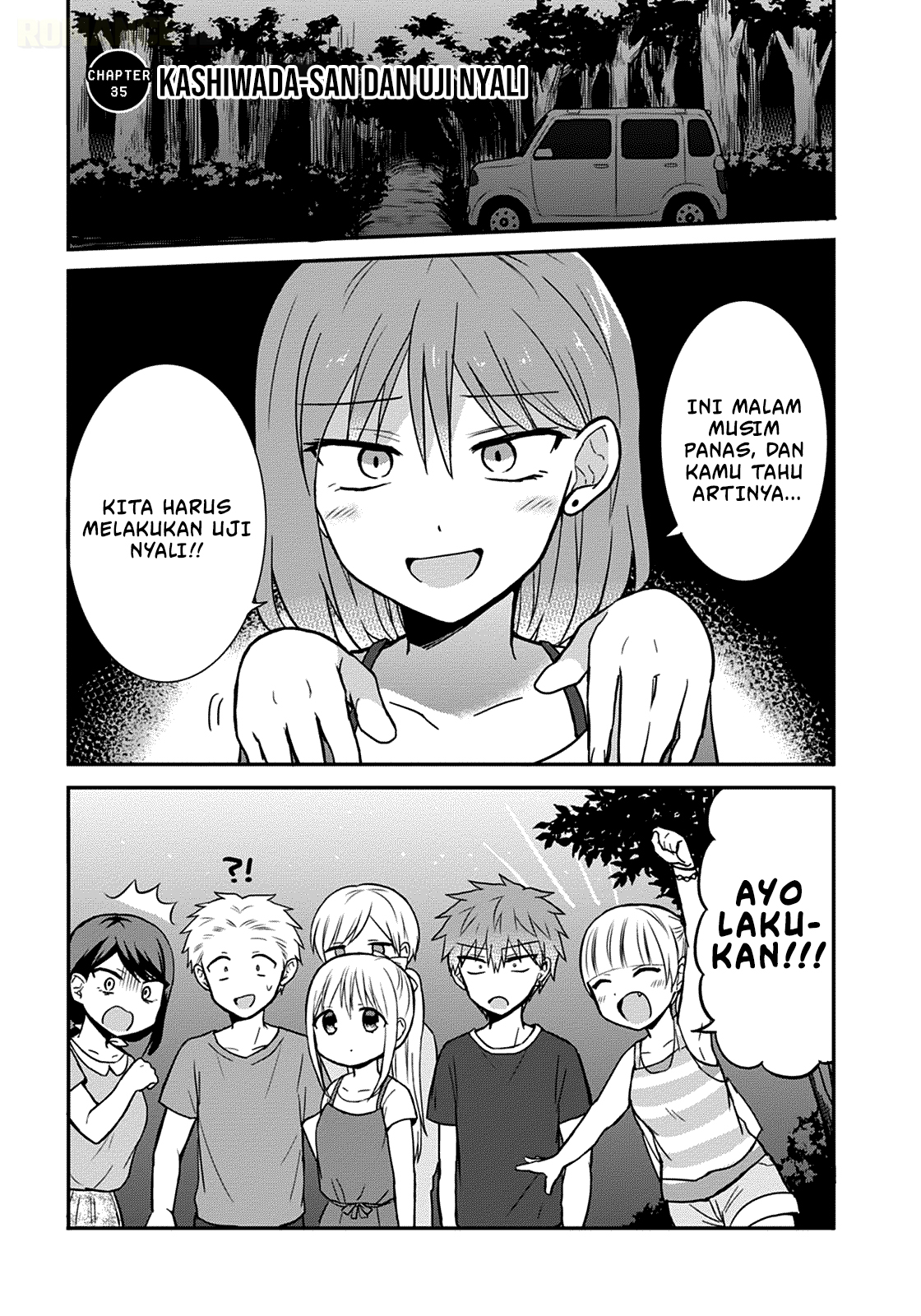 Kao ni denai Kashiwada-san to Kao ni deru Ota-kun Chapter 35 Bahasa Indonesia