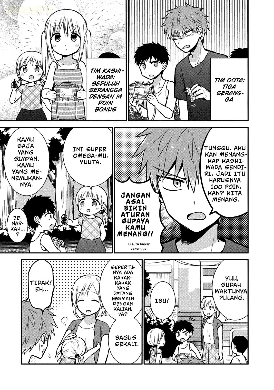 Kao ni denai Kashiwada-san to Kao ni deru Ota-kun Chapter 36 Bahasa Indonesia