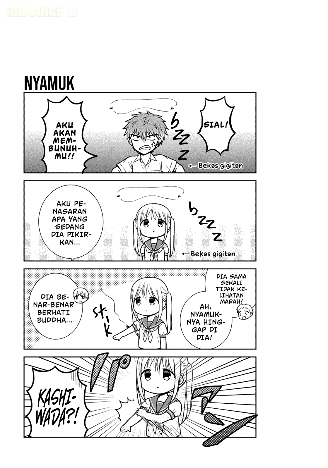 Kao ni denai Kashiwada-san to Kao ni deru Ota-kun Chapter 36 Bahasa Indonesia