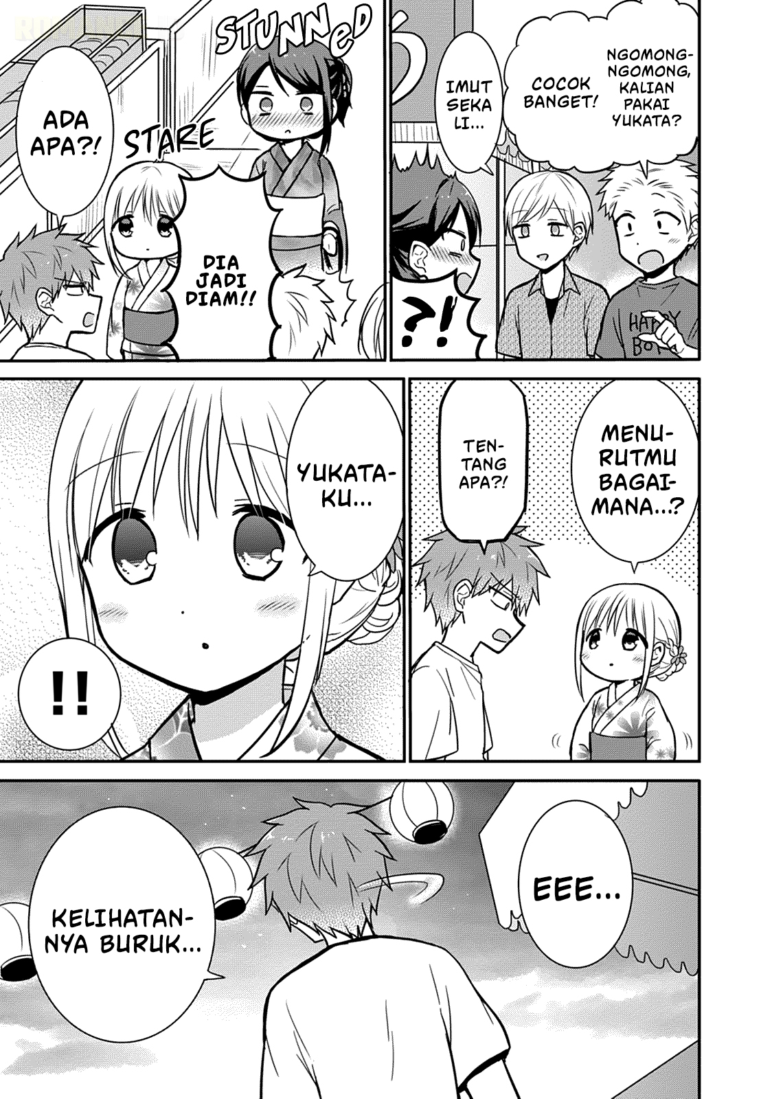 Kao ni denai Kashiwada-san to Kao ni deru Ota-kun Chapter 37 Bahasa Indonesia