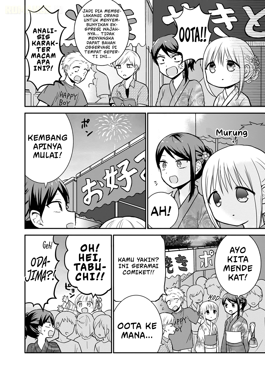Kao ni denai Kashiwada-san to Kao ni deru Ota-kun Chapter 37 Bahasa Indonesia