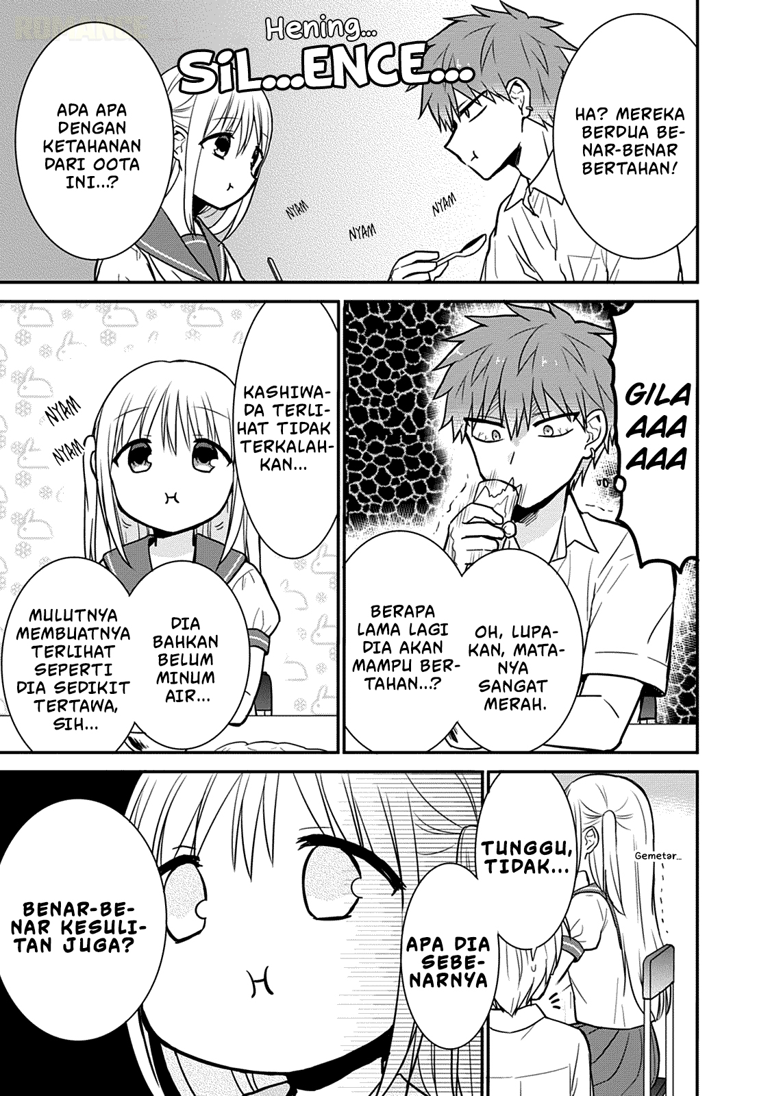 Kao ni denai Kashiwada-san to Kao ni deru Ota-kun chapter 40