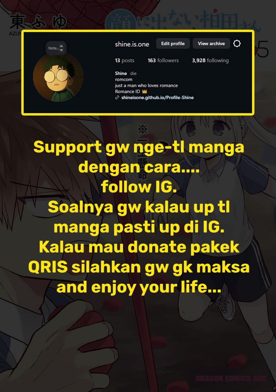 Kao ni denai Kashiwada-san to Kao ni deru Ota-kun chapter 53