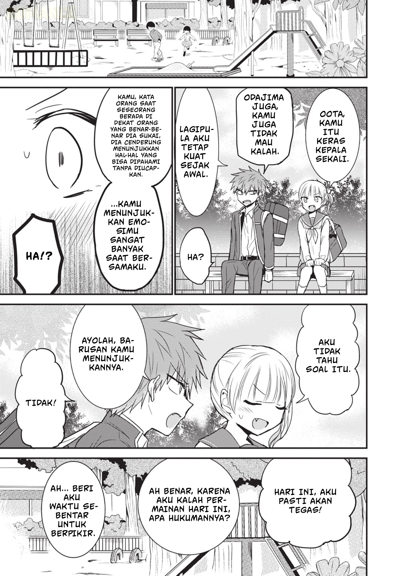 Kao ni denai Kashiwada-san to Kao ni deru Ota-kun chapter 89