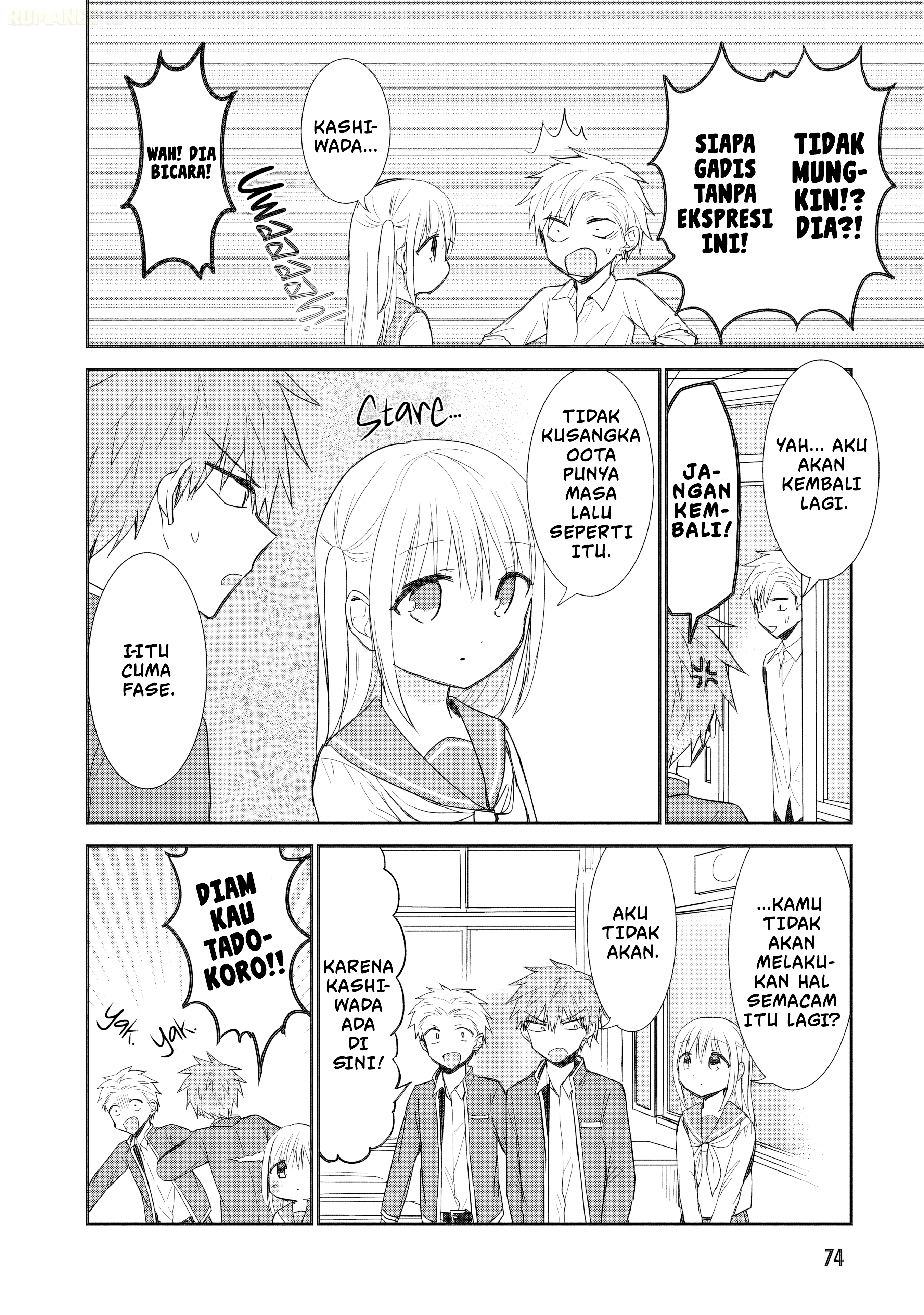 Kao ni denai Kashiwada-san to Kao ni deru Ota-kun chapter 93