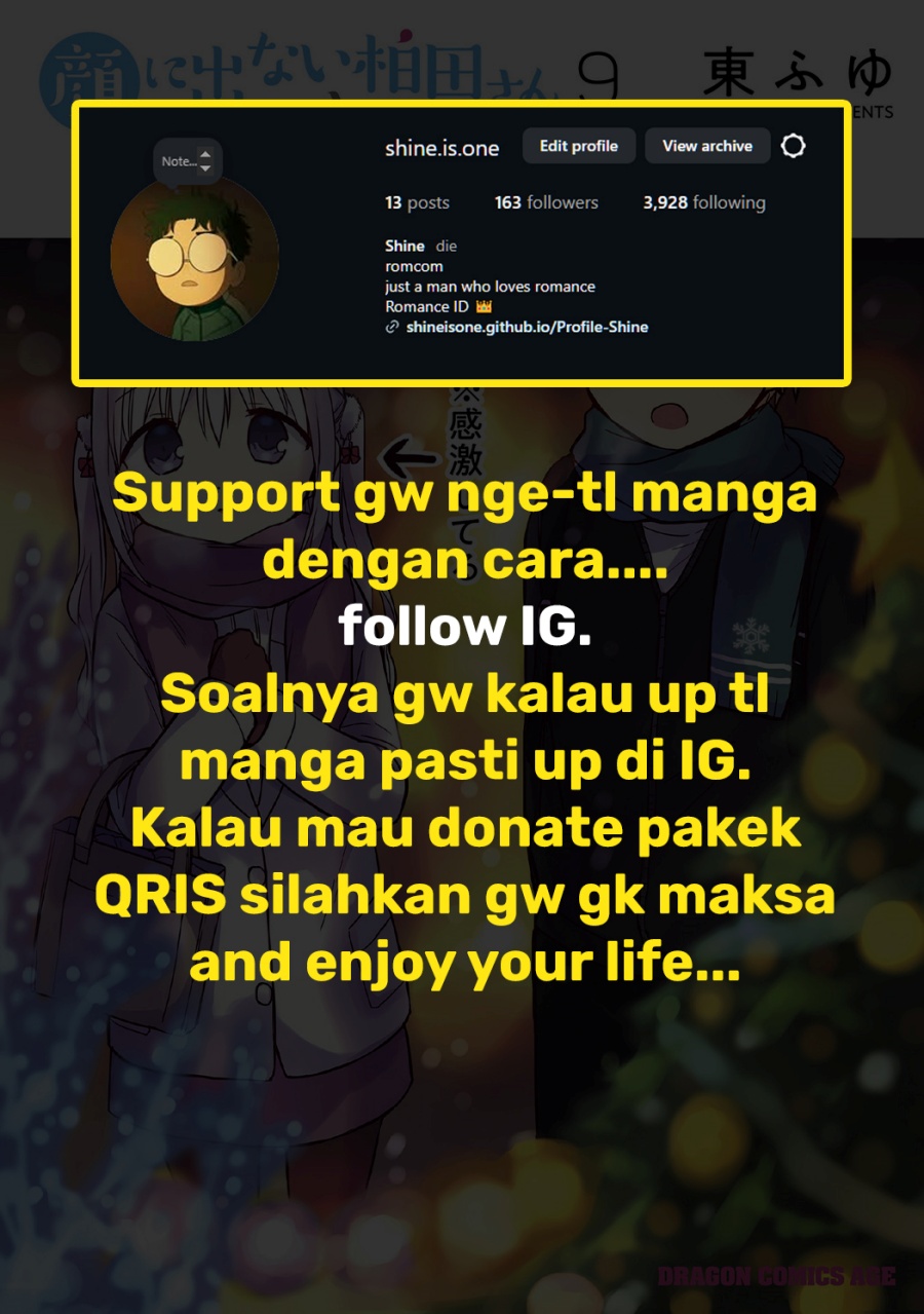 Kao ni denai Kashiwada-san to Kao ni deru Ota-kun chapter 103