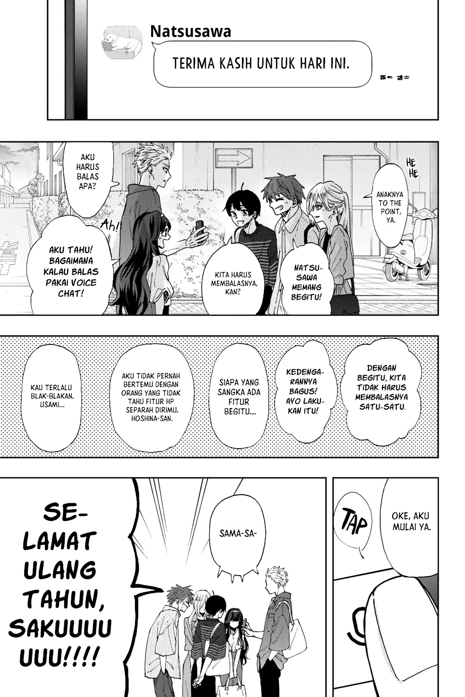 Kaoru Hana wa Rin to Saku Chapter 51 Bahasa Indonesia