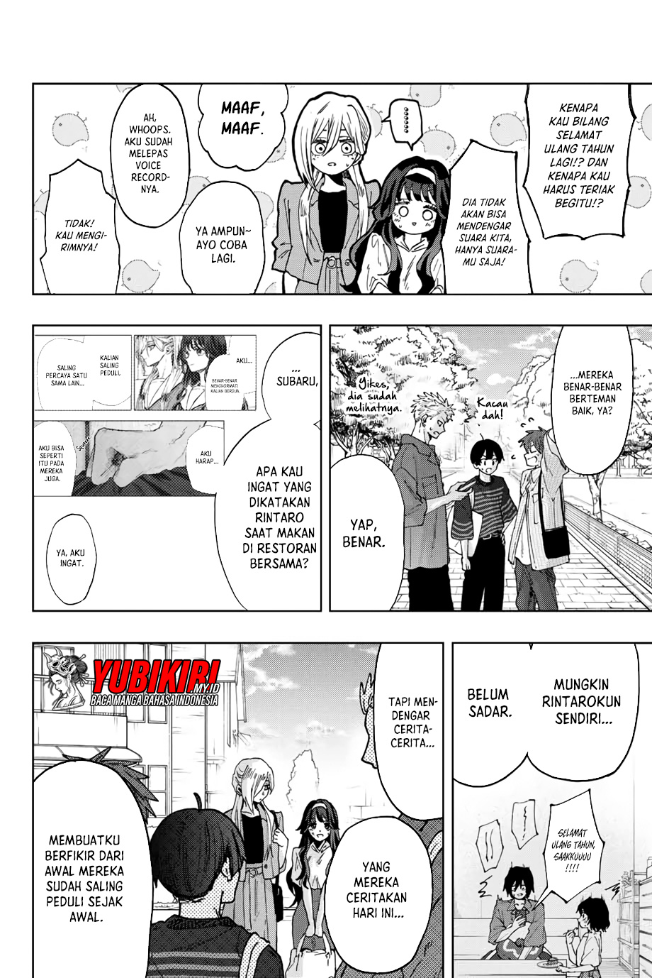 Kaoru Hana wa Rin to Saku Chapter 51 Bahasa Indonesia