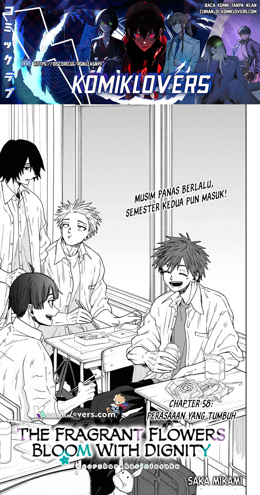 Kaoru Hana wa Rin to Saku chapter 58