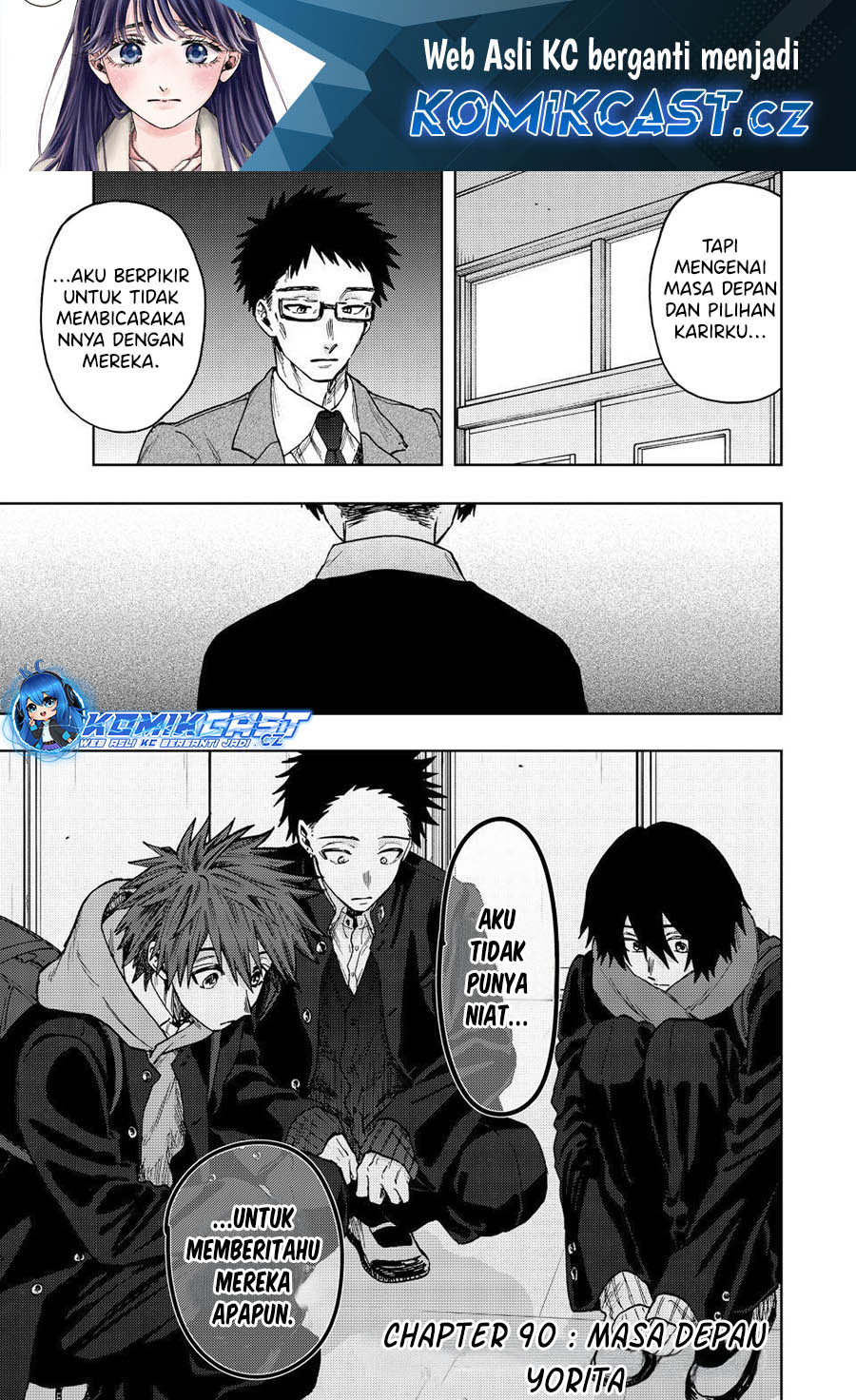 Kaoru Hana wa Rin to Saku chapter 90