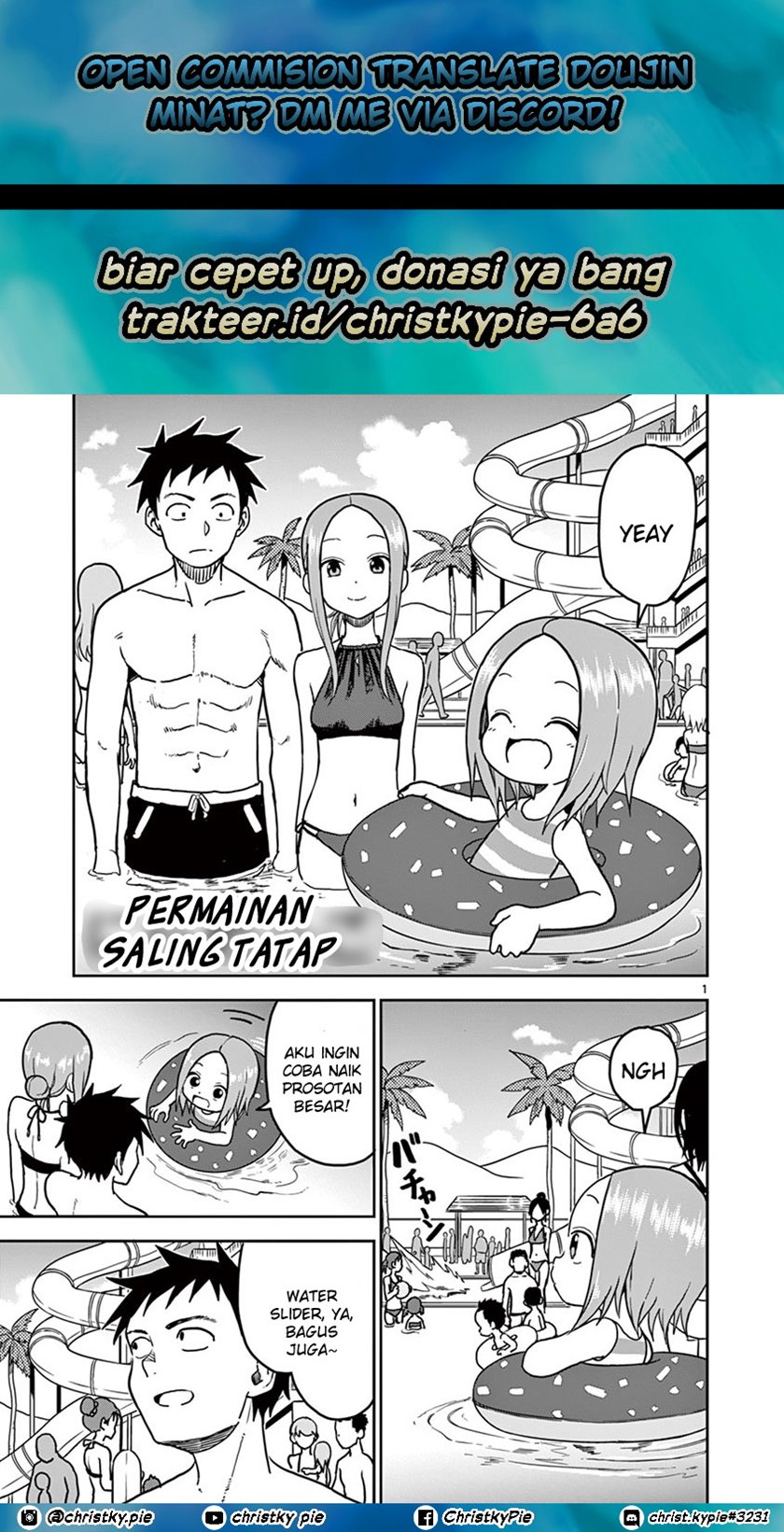 Karakai Jouzu no (Moto) Takagi-san Chapter 102 Bahasa Indonesia