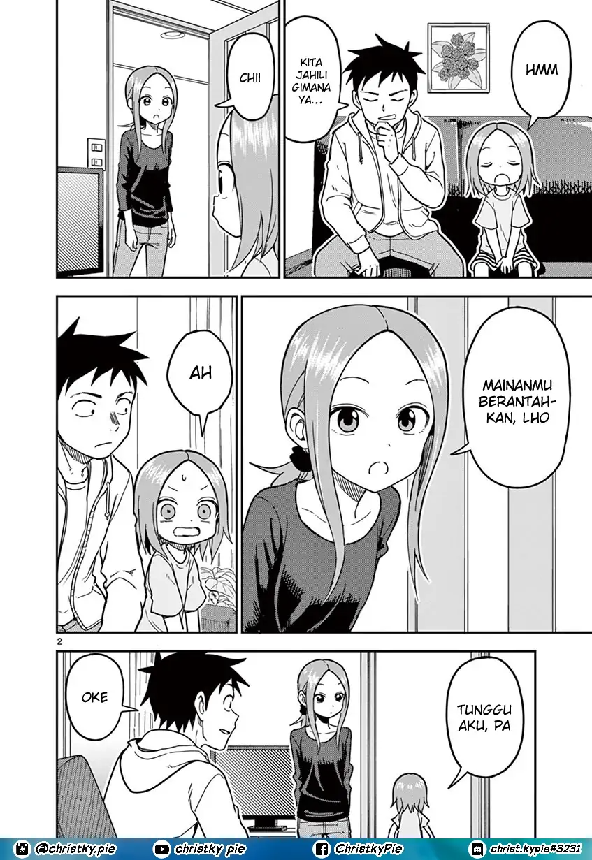 Karakai Jouzu no (Moto) Takagi-san Chapter 133 Bahasa Indonesia