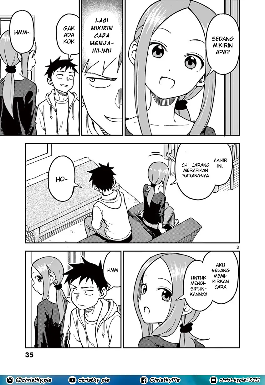 Karakai Jouzu no (Moto) Takagi-san Chapter 133 Bahasa Indonesia