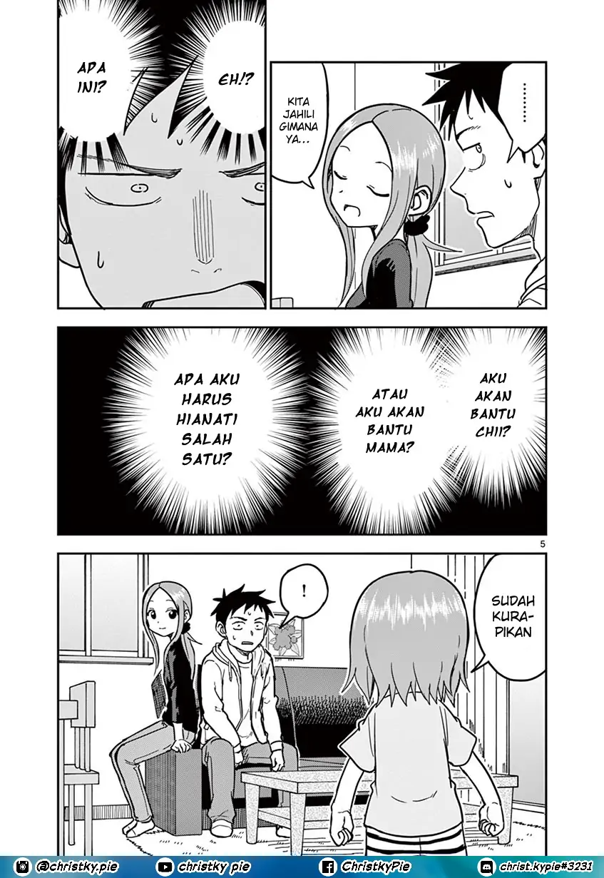 Karakai Jouzu no (Moto) Takagi-san Chapter 133 Bahasa Indonesia