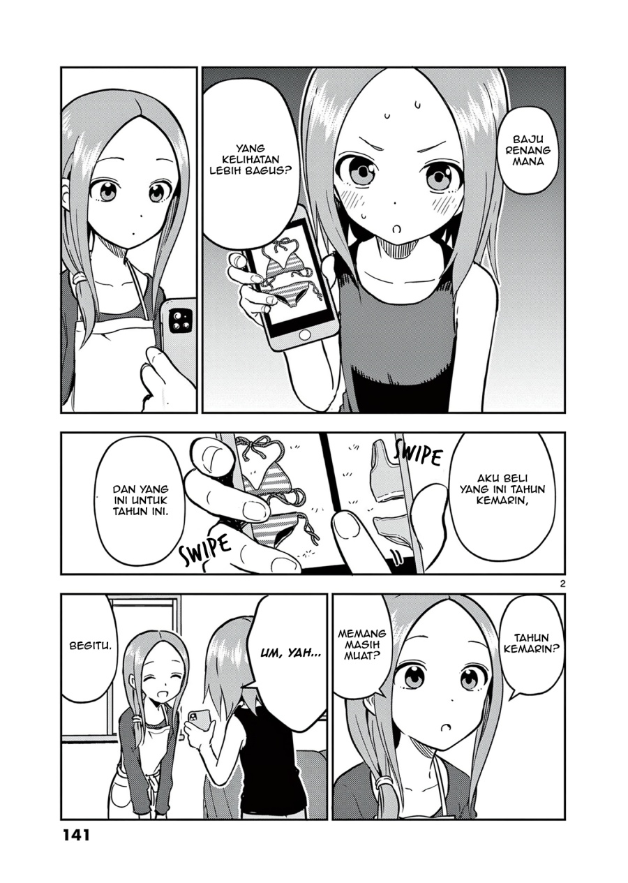 Karakai Jouzu no (Moto) Takagi-san Chapter 166.5 Bahasa Indonesia