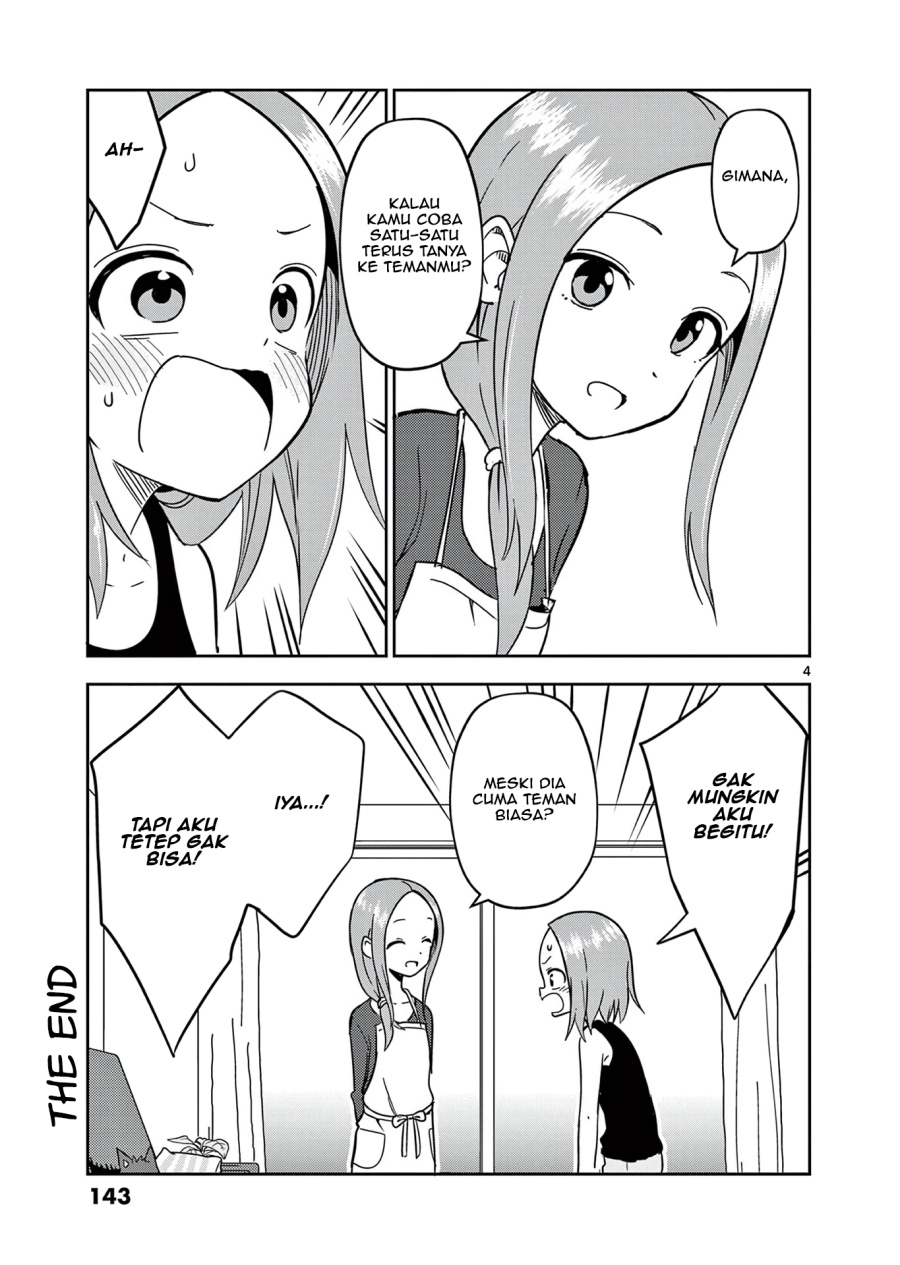 Karakai Jouzu no (Moto) Takagi-san Chapter 166.5 Bahasa Indonesia