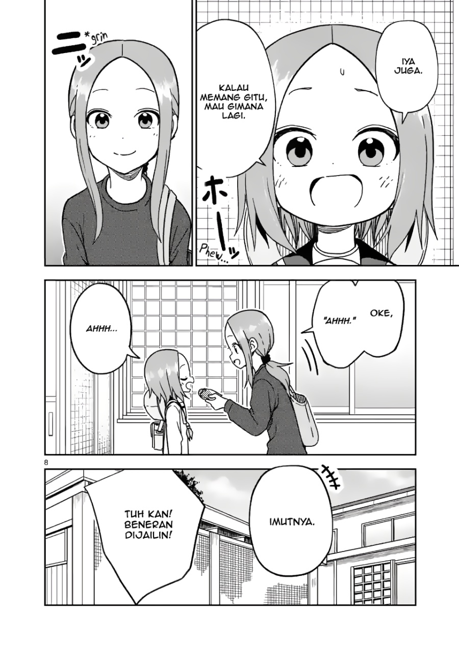 Karakai Jouzu no (Moto) Takagi-san Chapter 180 Bahasa Indonesia