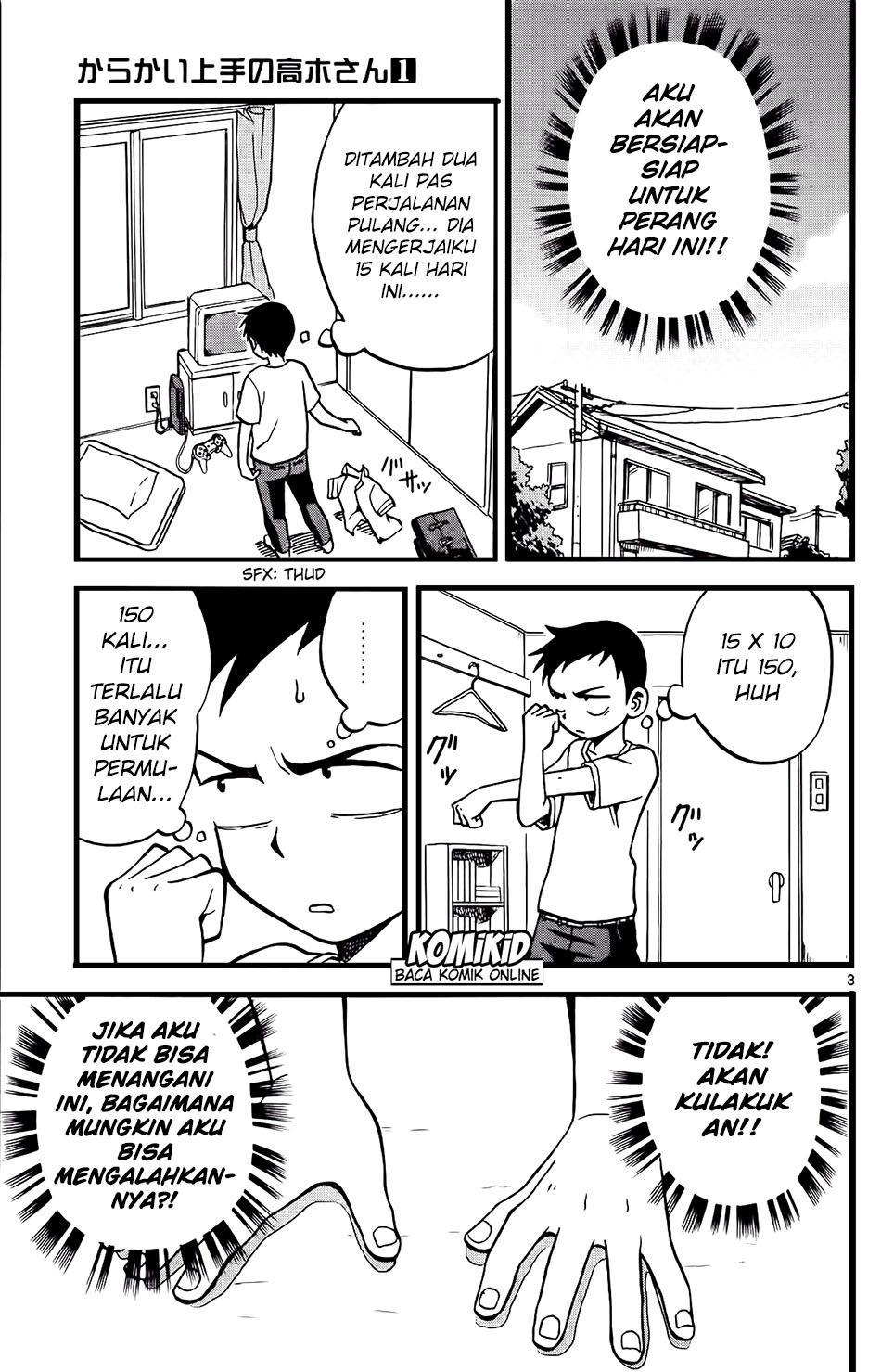 Karakai Jouzu no Takagi-san Chapter 04 Bahasa Indonesia