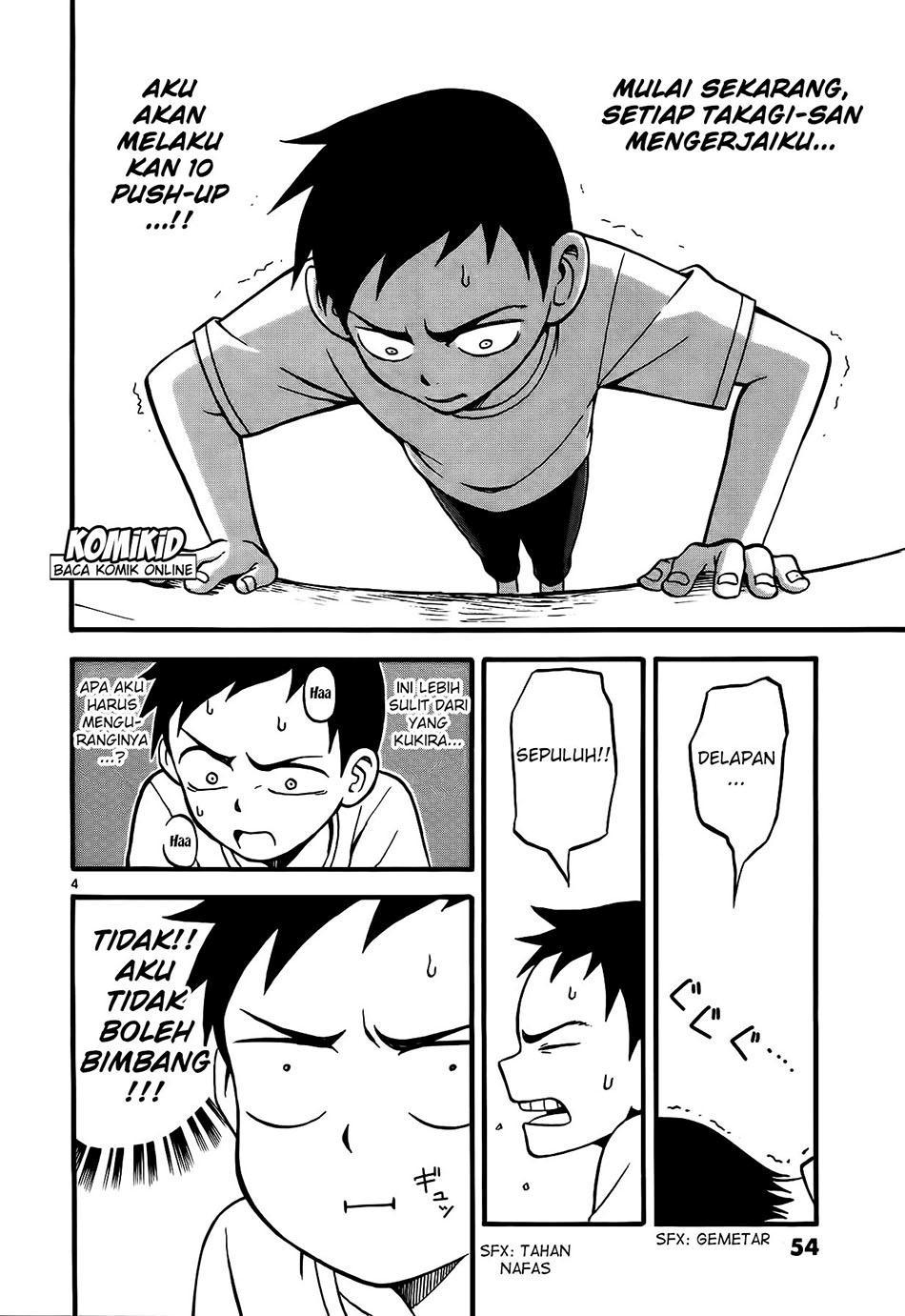 Karakai Jouzu no Takagi-san Chapter 04 Bahasa Indonesia