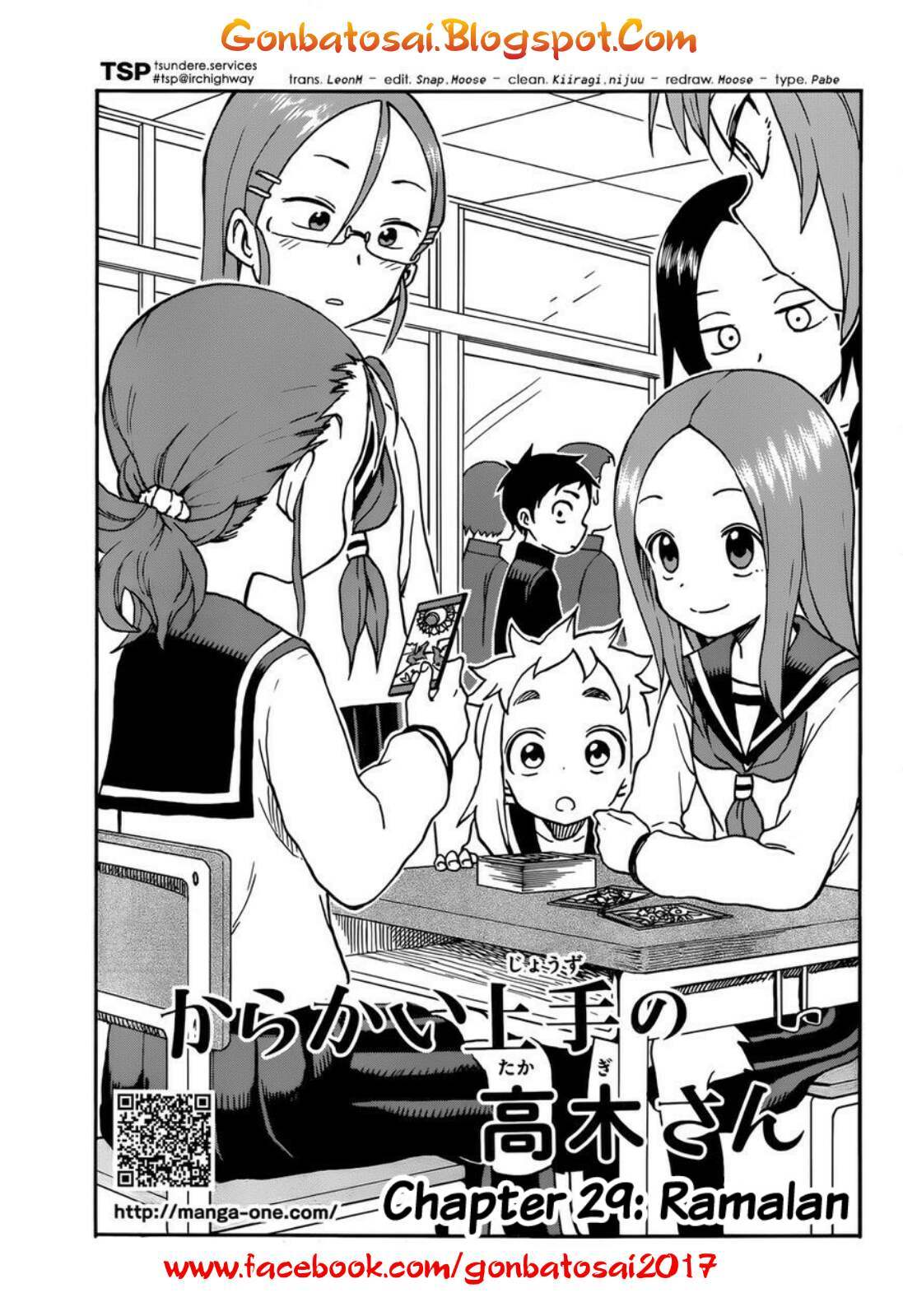 Karakai Jouzu no Takagi-san Chapter 29 Bahasa Indonesia