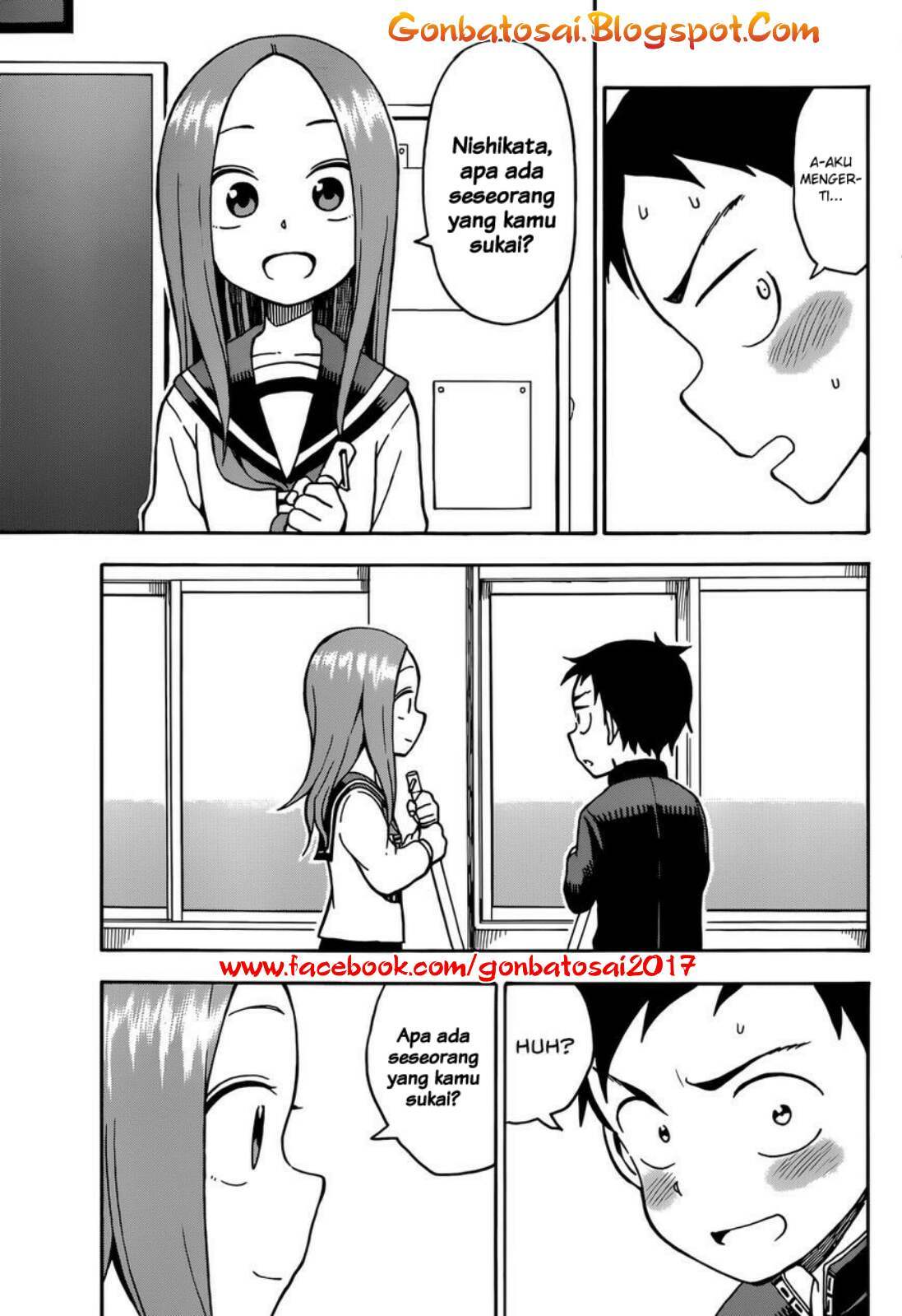 Karakai Jouzu no Takagi-san Chapter 29 Bahasa Indonesia