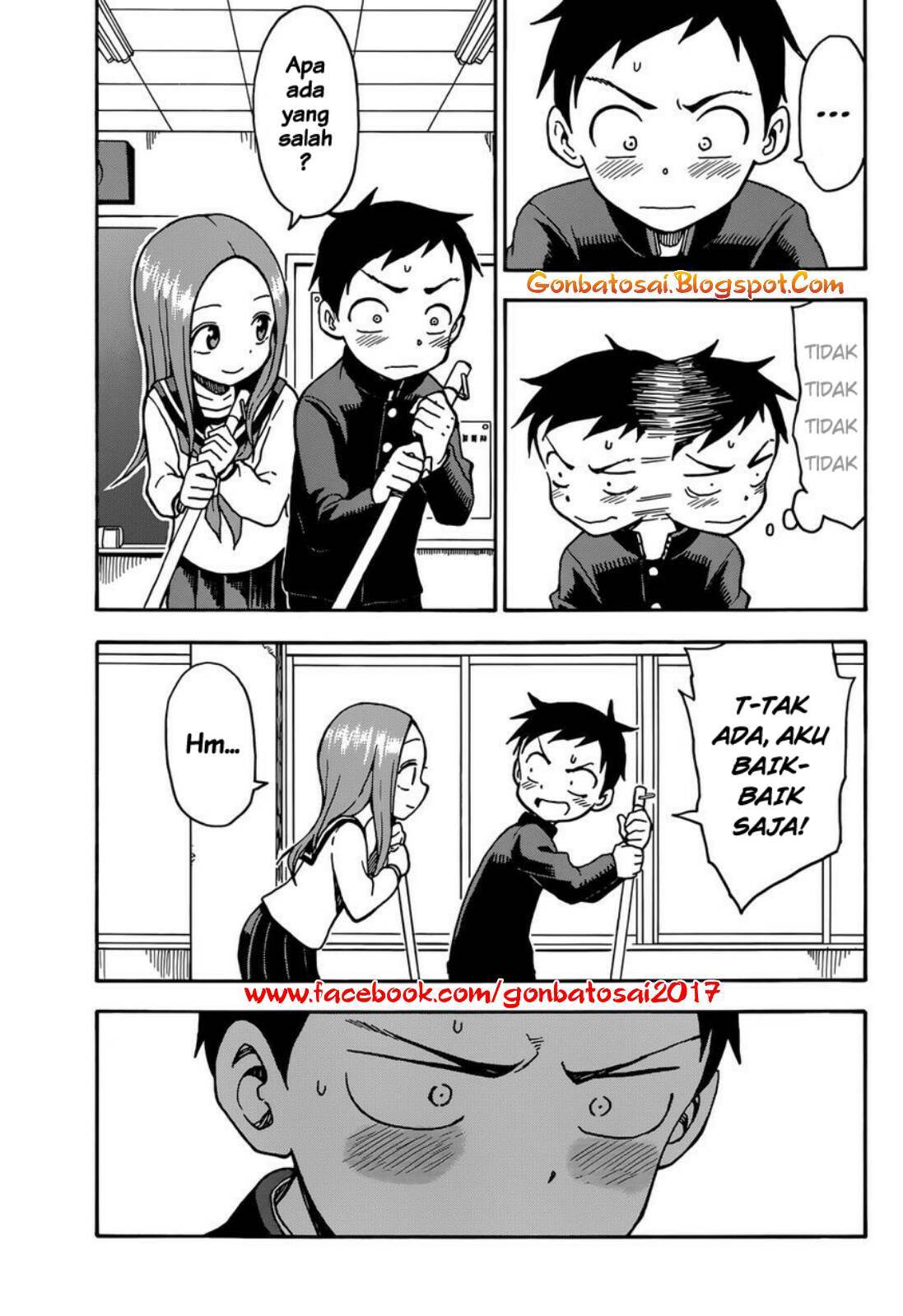 Karakai Jouzu no Takagi-san Chapter 29 Bahasa Indonesia