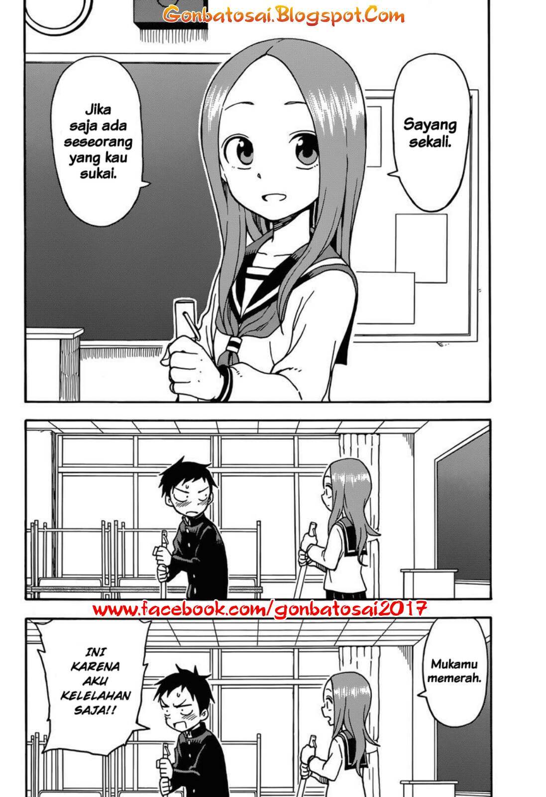 Karakai Jouzu no Takagi-san Chapter 29 Bahasa Indonesia