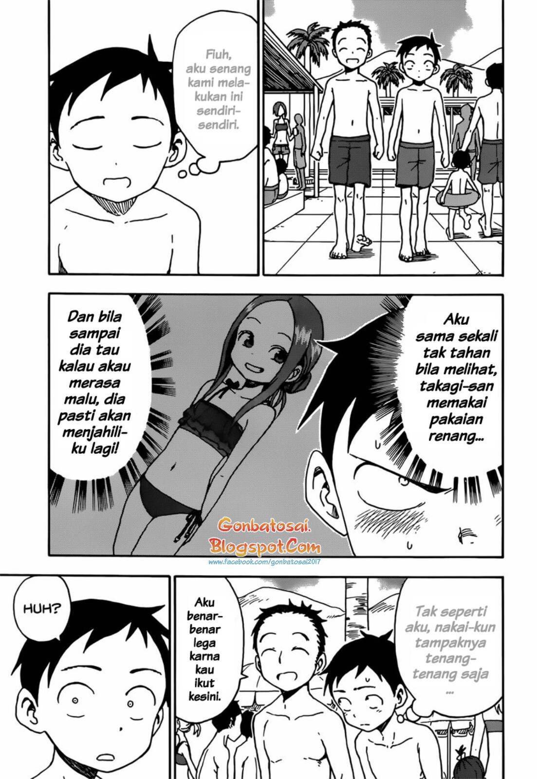 Karakai Jouzu no Takagi-san Chapter 58 Bahasa Indonesia