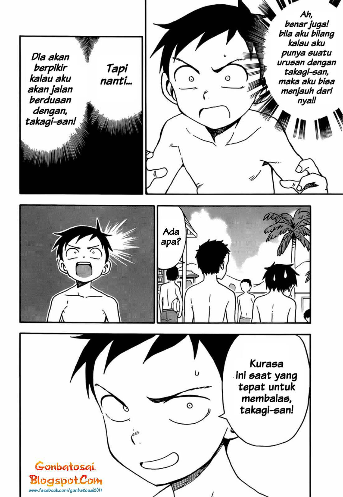 Karakai Jouzu no Takagi-san Chapter 58 Bahasa Indonesia