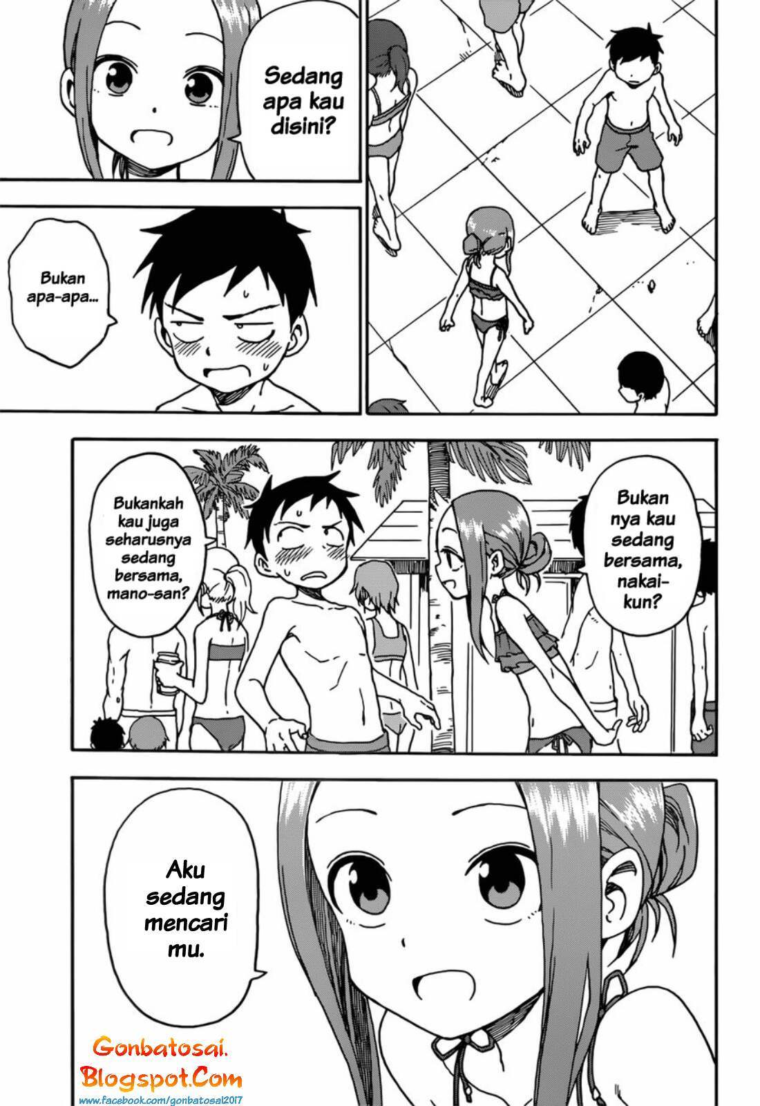 Karakai Jouzu no Takagi-san Chapter 58 Bahasa Indonesia