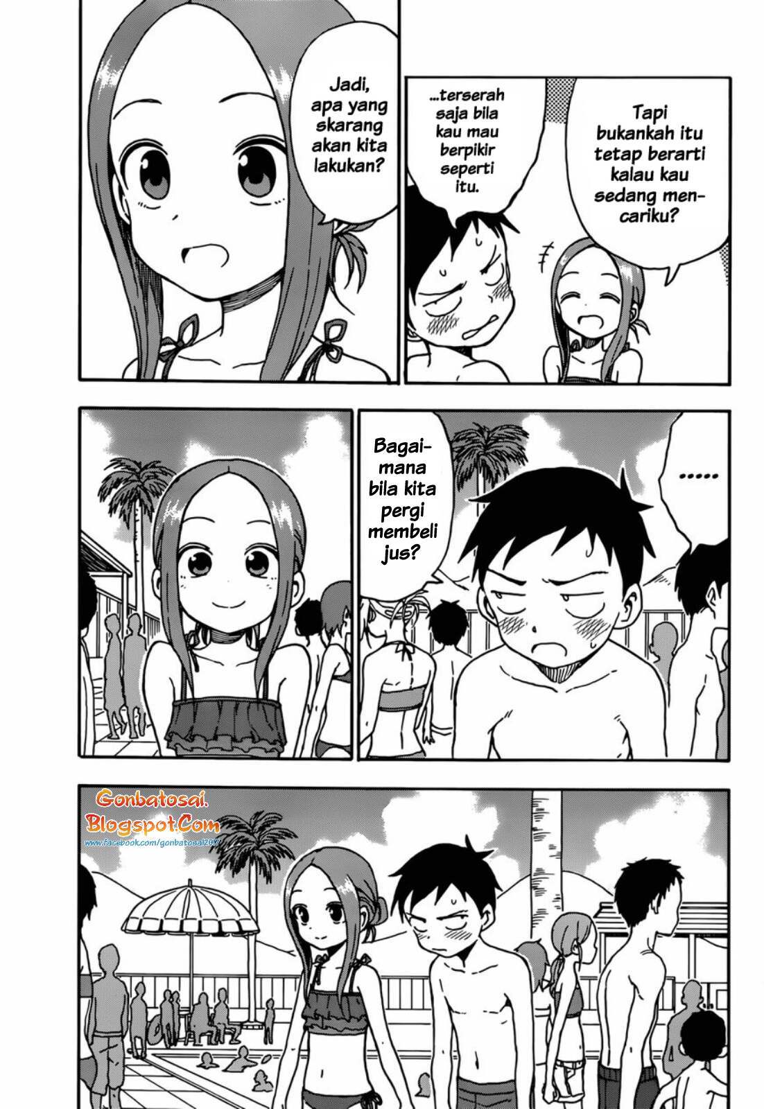 Karakai Jouzu no Takagi-san Chapter 58 Bahasa Indonesia