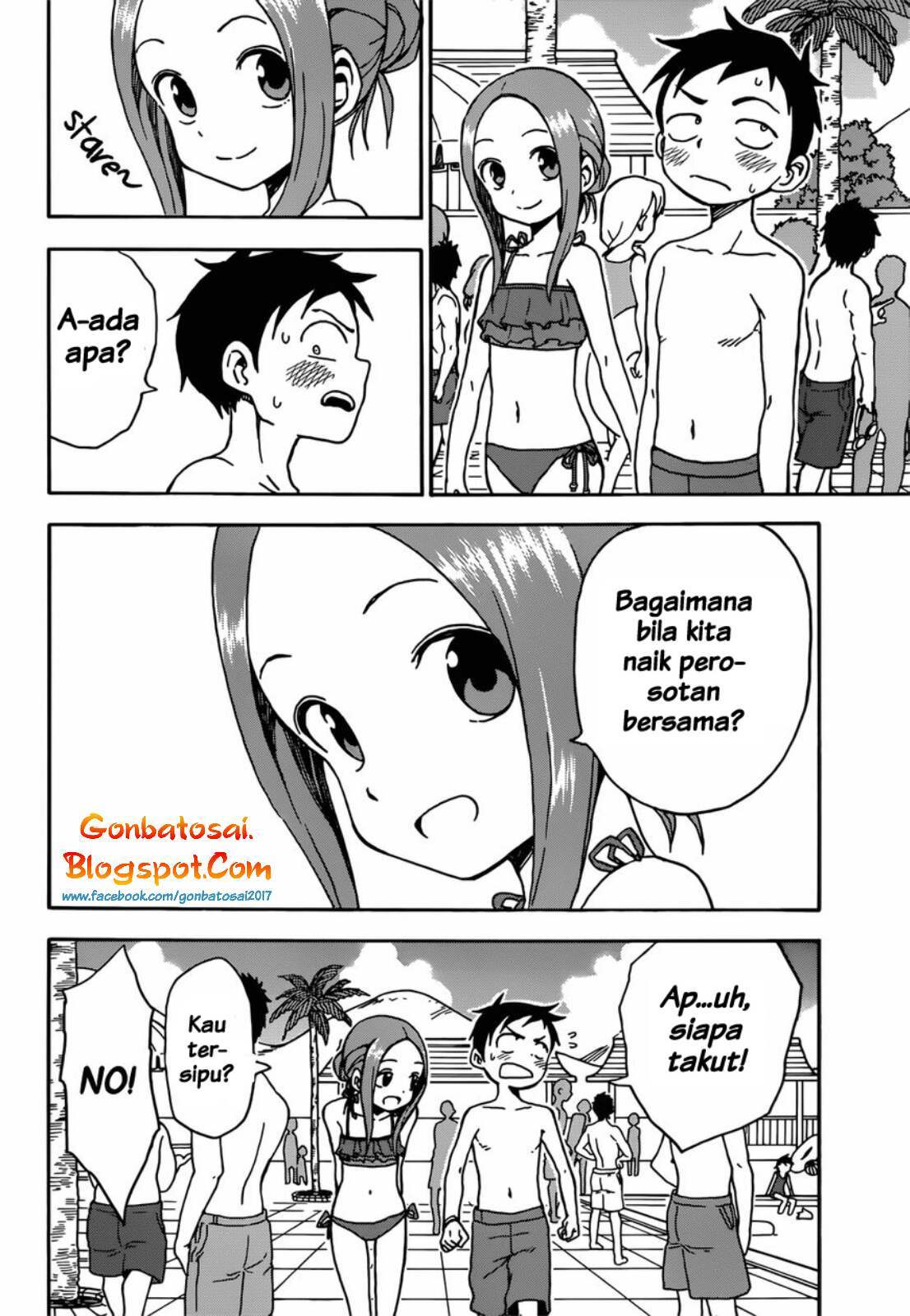 Karakai Jouzu no Takagi-san Chapter 58 Bahasa Indonesia