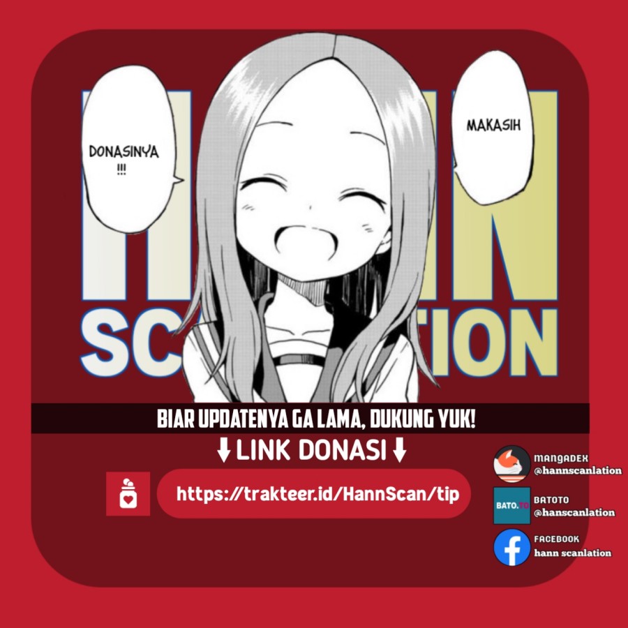 Karakai Jouzu no Takagi-san Chapter 171 Bahasa Indonesia