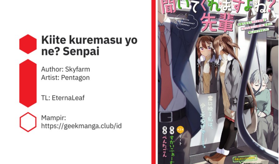 Kiite kuremasu yo ne? Senpai Chapter 03 Bahasa Indonesia