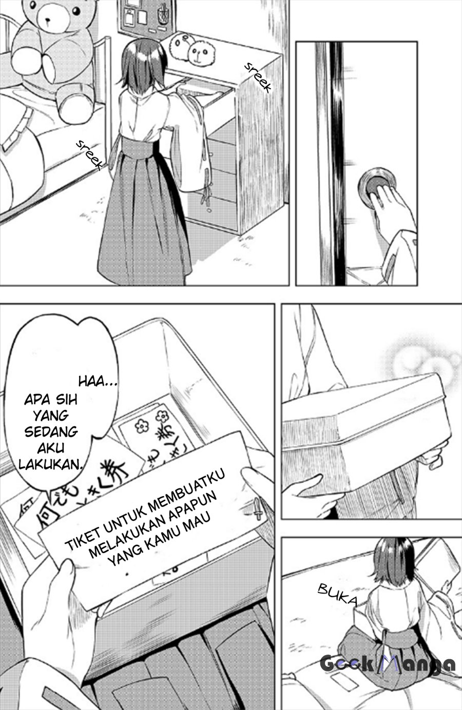 Kiite kuremasu yo ne? Senpai Chapter 03 Bahasa Indonesia