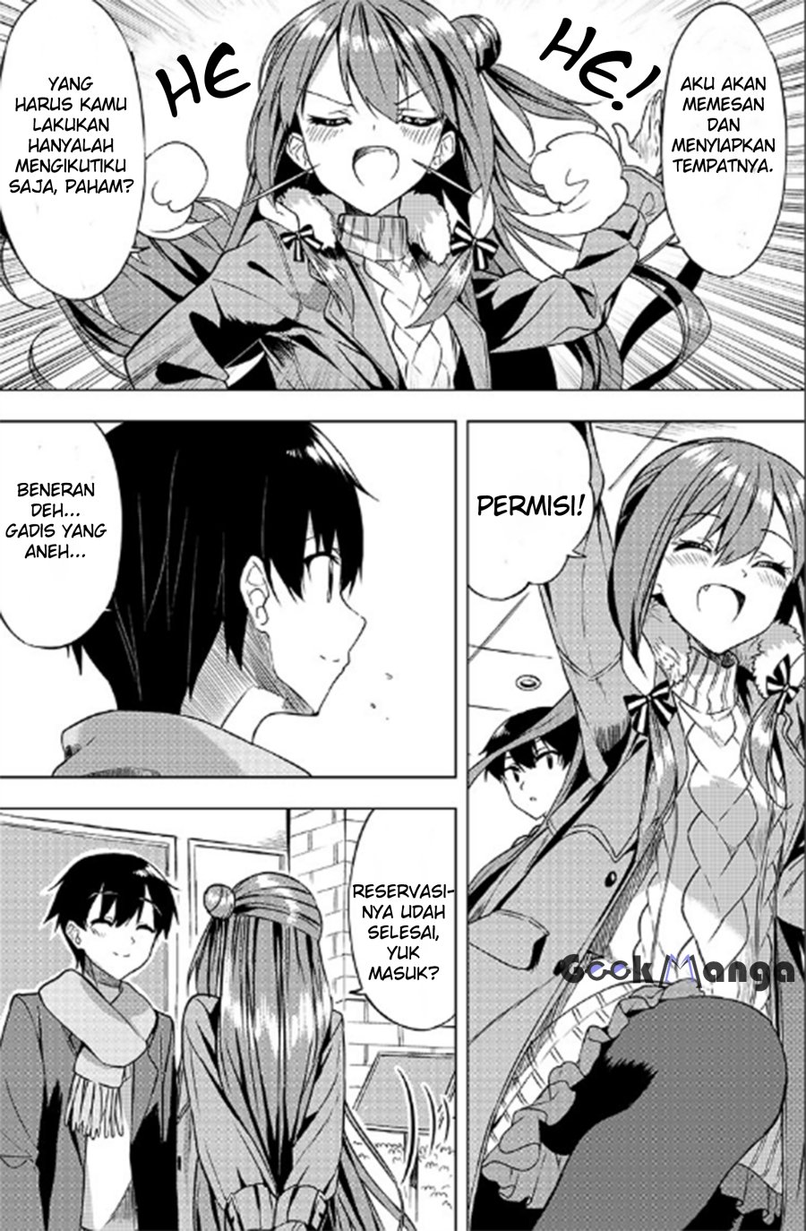 Kiite kuremasu yo ne? Senpai Chapter 03 Bahasa Indonesia