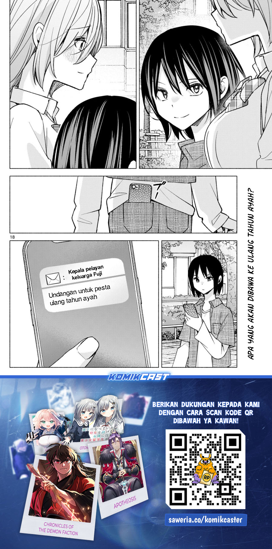 Kimi to Warui Koto ga Shitai Chapter 55 Bahasa Indonesia