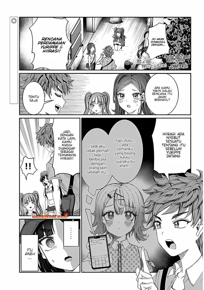 Kimi wa Yakamashi Tojite yo Kuchi wo! chapter 21