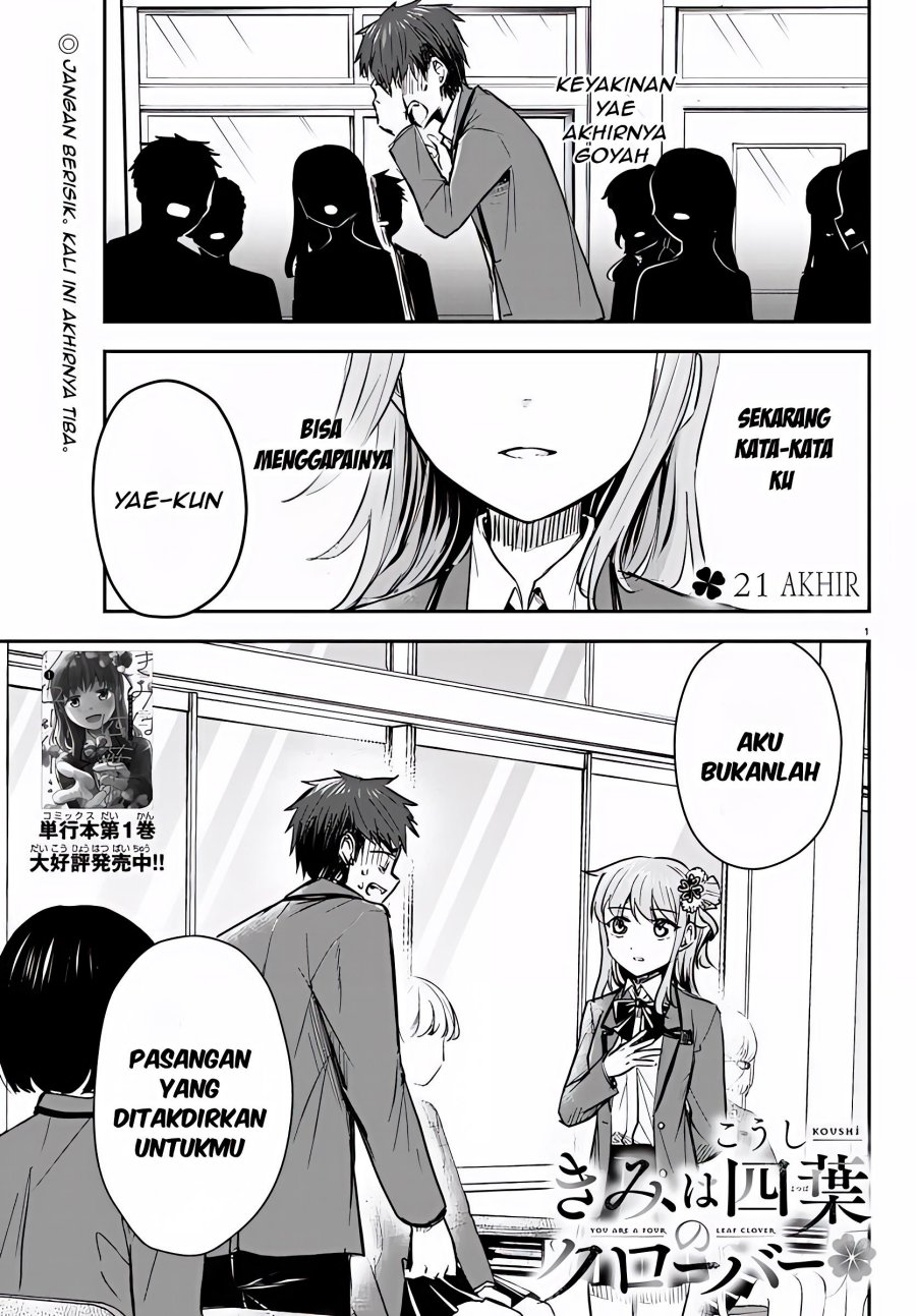 Kimi wa Yotsuba no Clover Chapter 21 Bahasa Indonesia