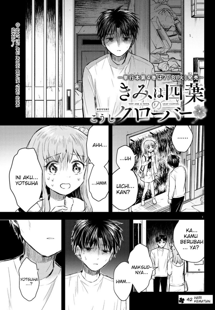 Kimi wa Yotsuba no Clover Chapter 42 Bahasa Indonesia