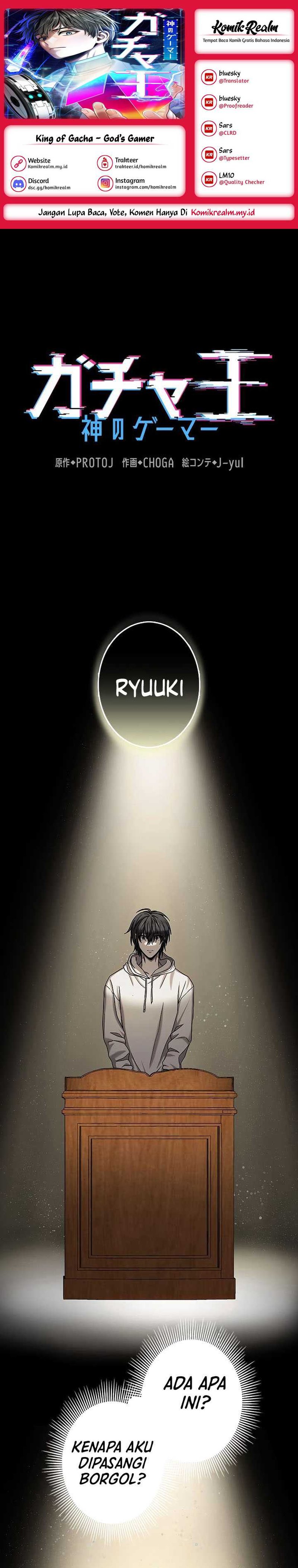 King of Gacha – God’s Gamer Chapter 02 Bahasa Indonesia