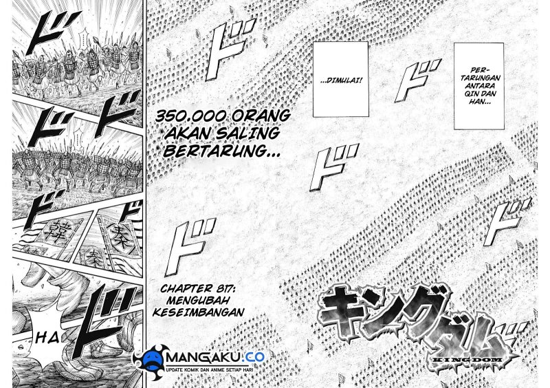Kingdom Chapter 817 Bahasa Indonesia