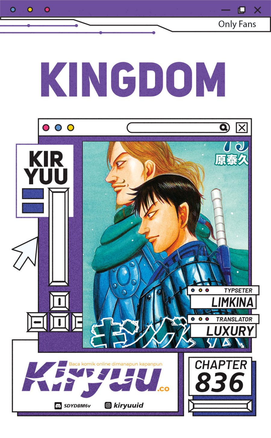 Kingdom chapter 836