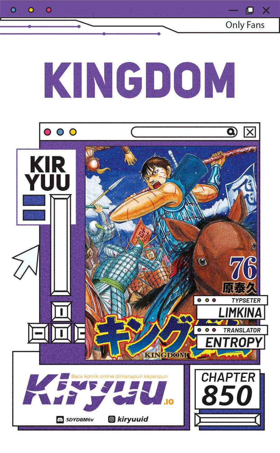 Dilarang COPAS - situs resmi www.mangacanblog.com - Komik kingdom 850 - chapter 850 851 Indonesia kingdom 850 - chapter 850 Terbaru 0|Baca Manga Komik Indonesia|Mangacan