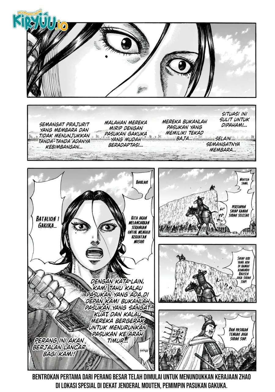 Kingdom Chapter 854 Bahasa Indonesia