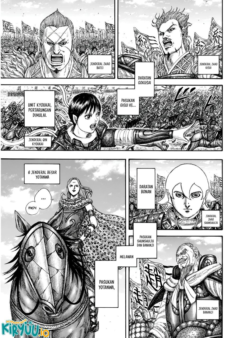 Kingdom Chapter 854 Bahasa Indonesia