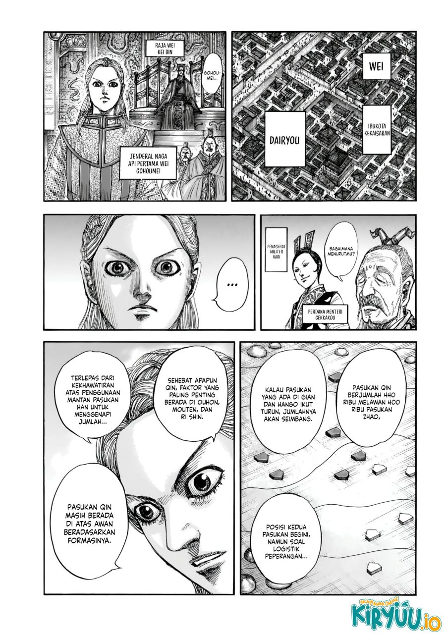 Kingdom Chapter 854 Bahasa Indonesia