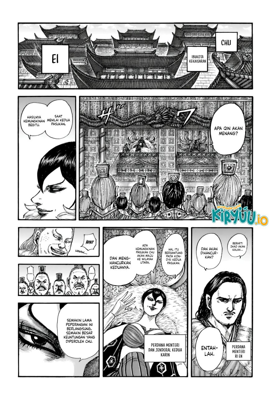 Kingdom Chapter 854 Bahasa Indonesia