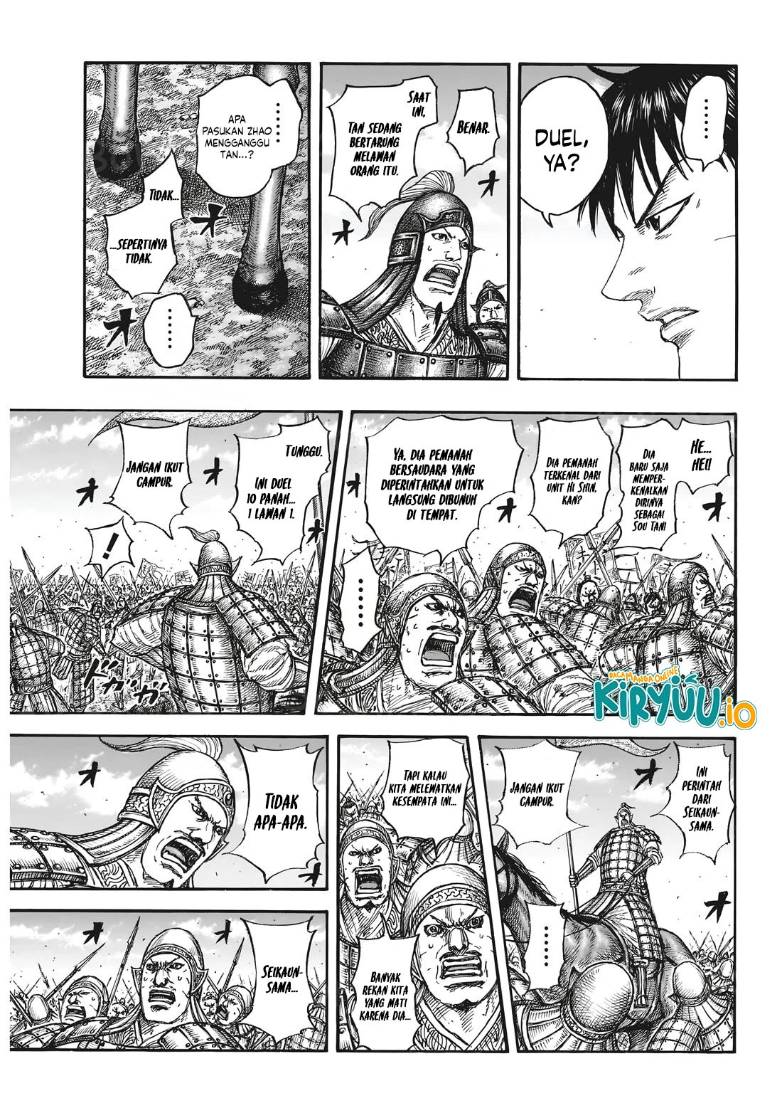 Kingdom Chapter 861 Bahasa Indonesia